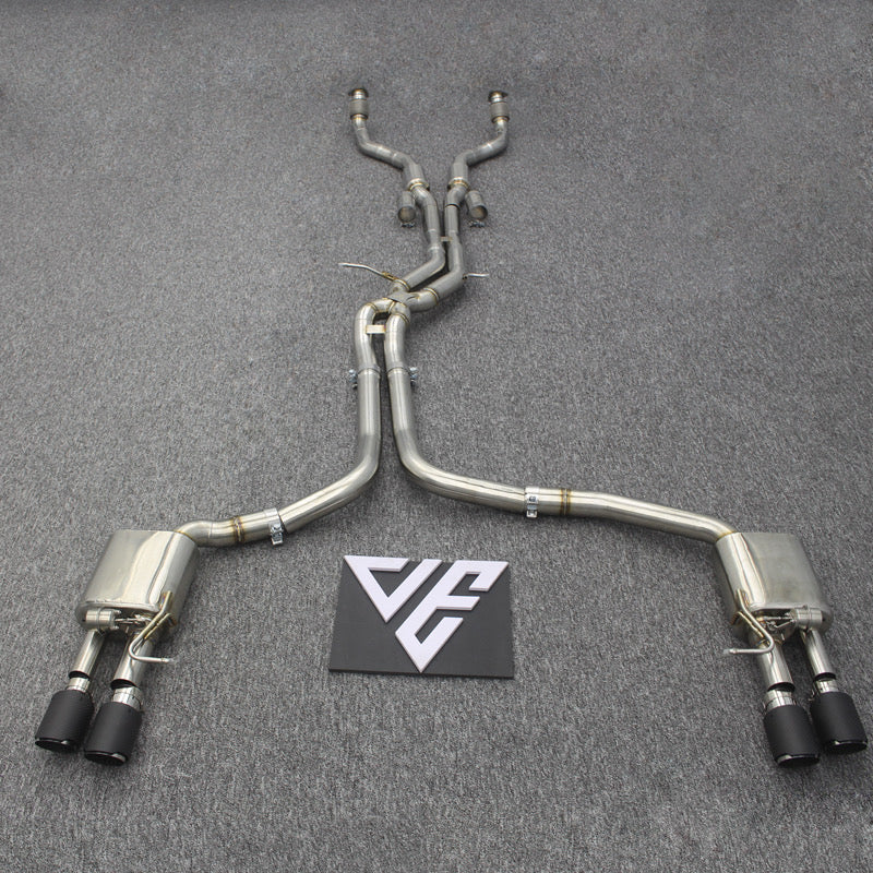 Audi S7 Valved Cat Back Exhaust