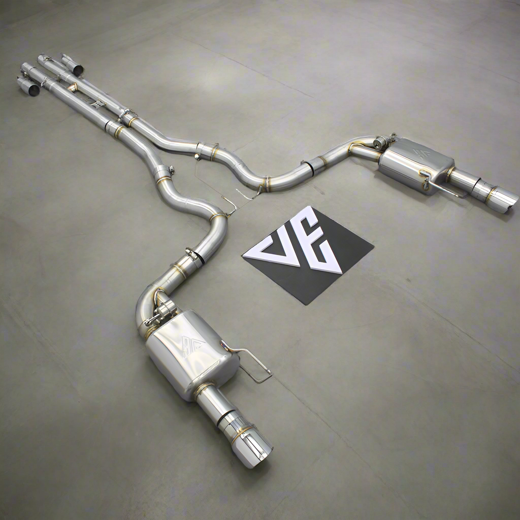 S650 Ford Mustang GT Valved Cat Back Exhaust