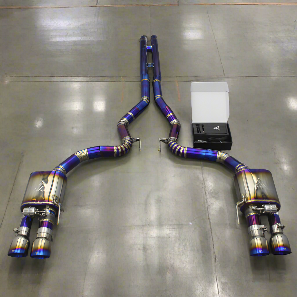 S650 Ford Mustang GT Valved Cat Back Exhaust
