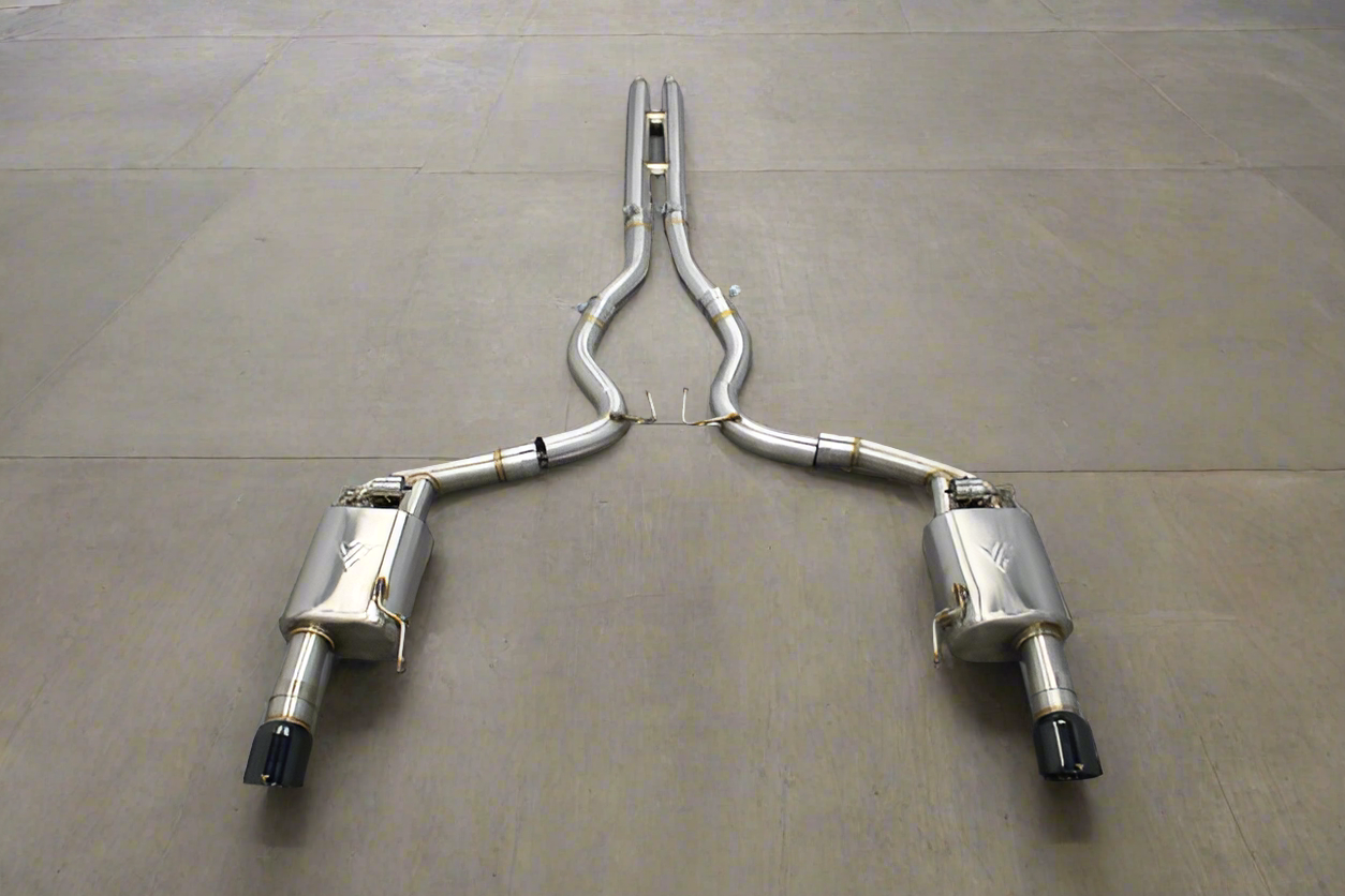 S650 Ford Mustang GT Valved Cat Back Exhaust