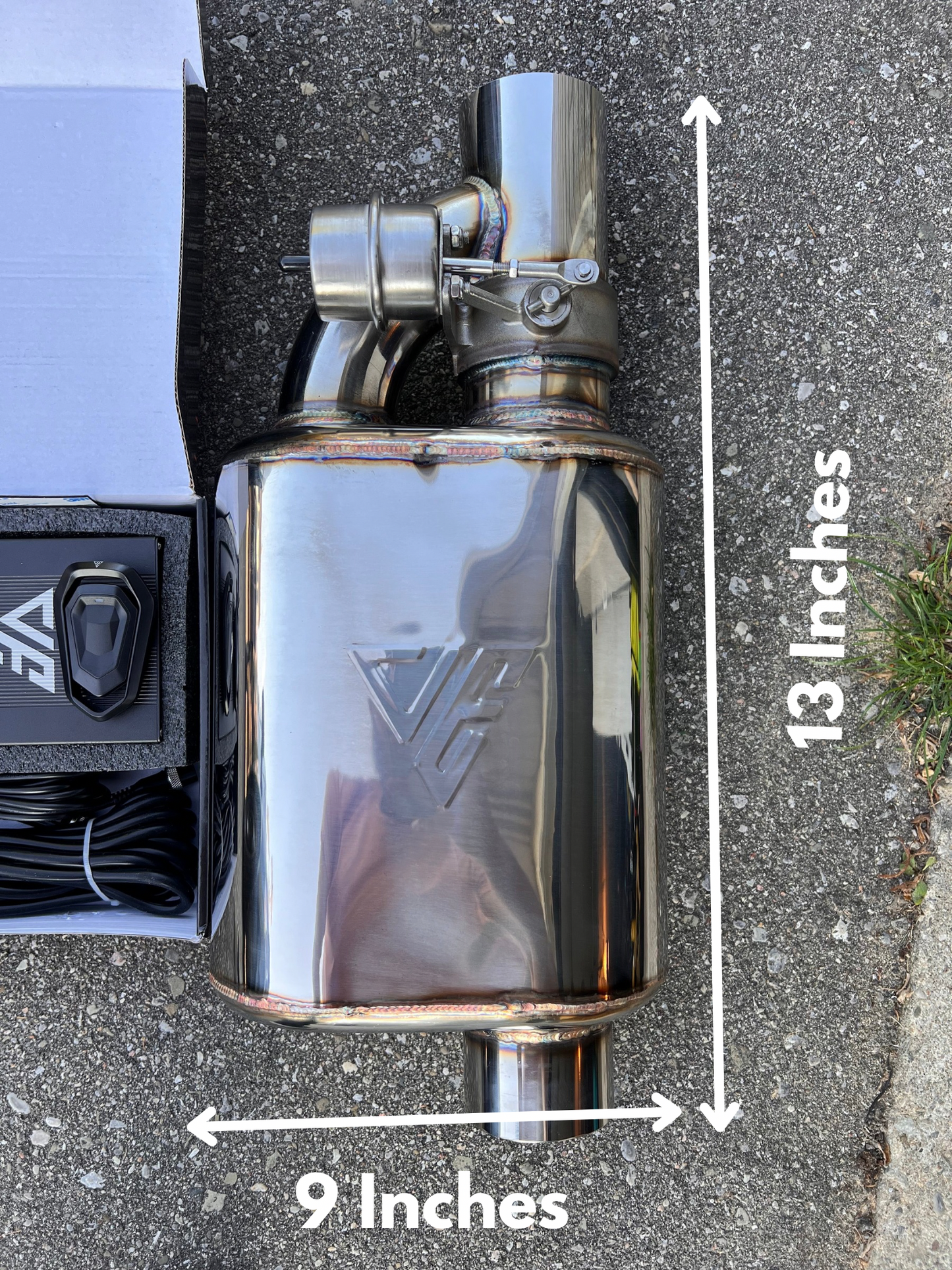 Universal Valve Muffler With Remote and Module