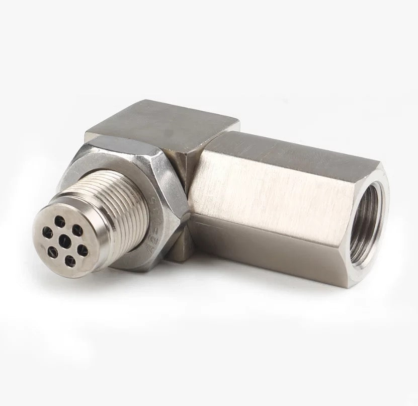 O2 Sensor Spacer M18X1.5 90 Degree Universal CEL Bung Fix Check Engine Light