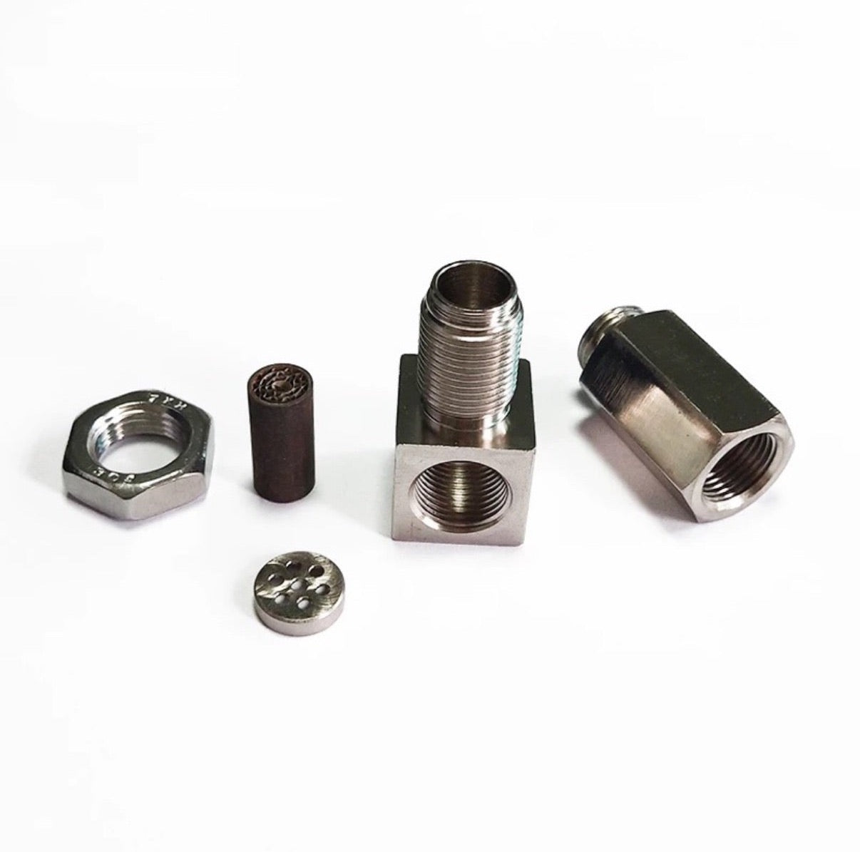 O2 Sensor Spacer M18X1.5 90 Degree Universal CEL Bung Fix Check Engine Light