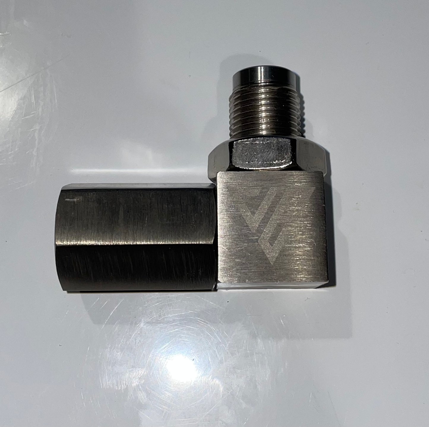 O2 Sensor Spacer M18X1.5 90 Degree Universal CEL Bung Fix Check Engine Light