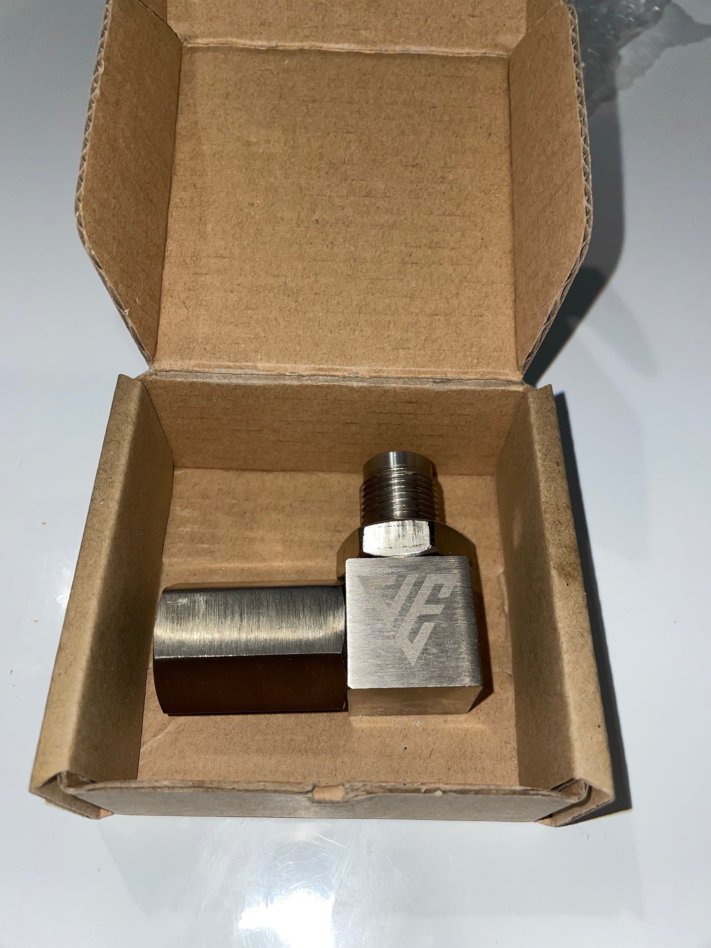 O2 Sensor Spacer M18X1.5 90 Degree Universal CEL Bung Fix Check Engine Light