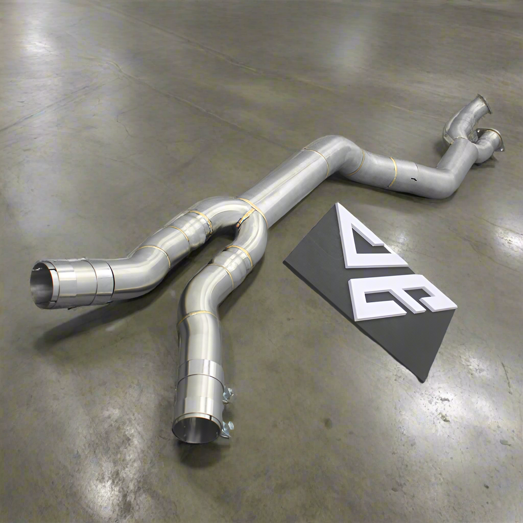 BMW G8X M3 / M4 Single Mid Pipe (Brace Included)