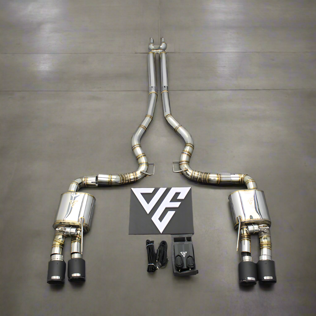 S550 Ford Mustang GT Valved Cat Back Exhaust