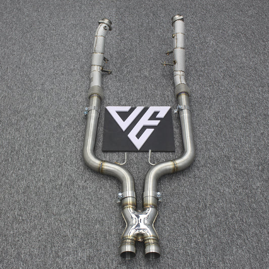 S63 AMG Catless Downpipes