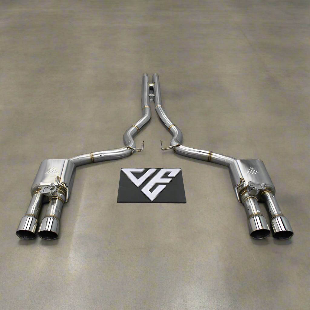 S650 Ford Mustang GT Valved Cat Back Exhaust