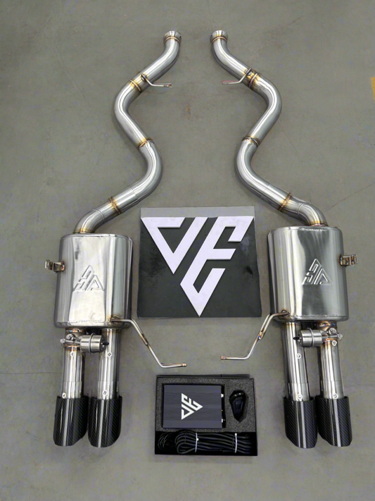 BMW M3 E9X Valved Axle Back Exhaust