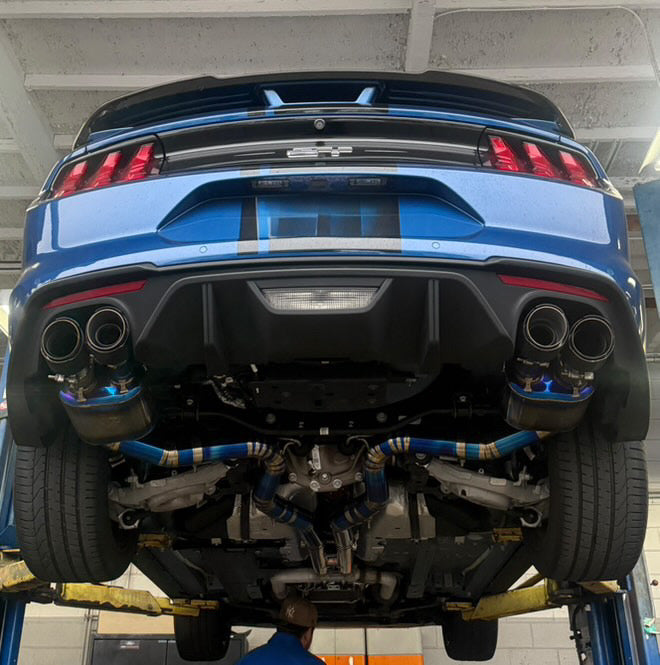 S550 Ford Mustang GT Valved Cat Back Exhaust