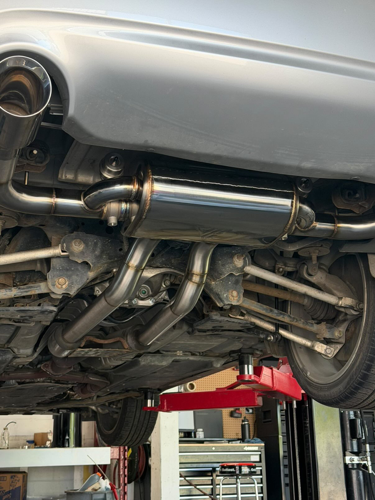 Dual Inlet T Style Valve Muffler Exhaust With Remote and Module