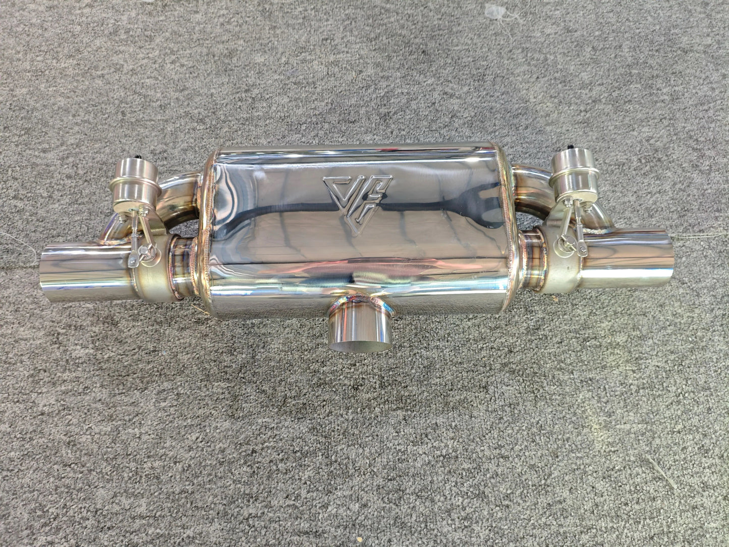 T Style Valve Muffler Exhaust With Remote and Module