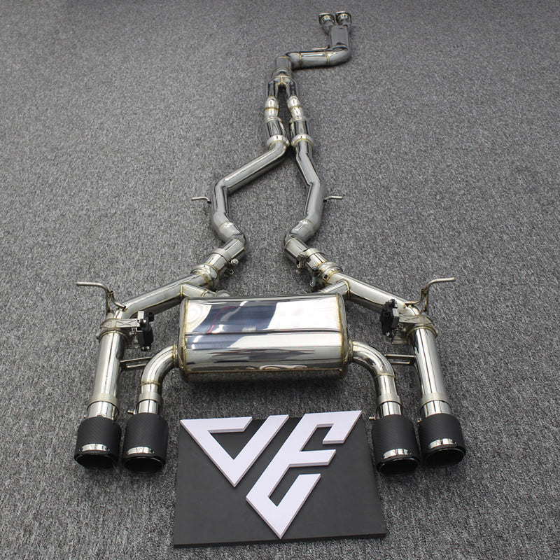 BMW F8X M3/M4 Valved Cat Back Exhaust Valved Exhausts