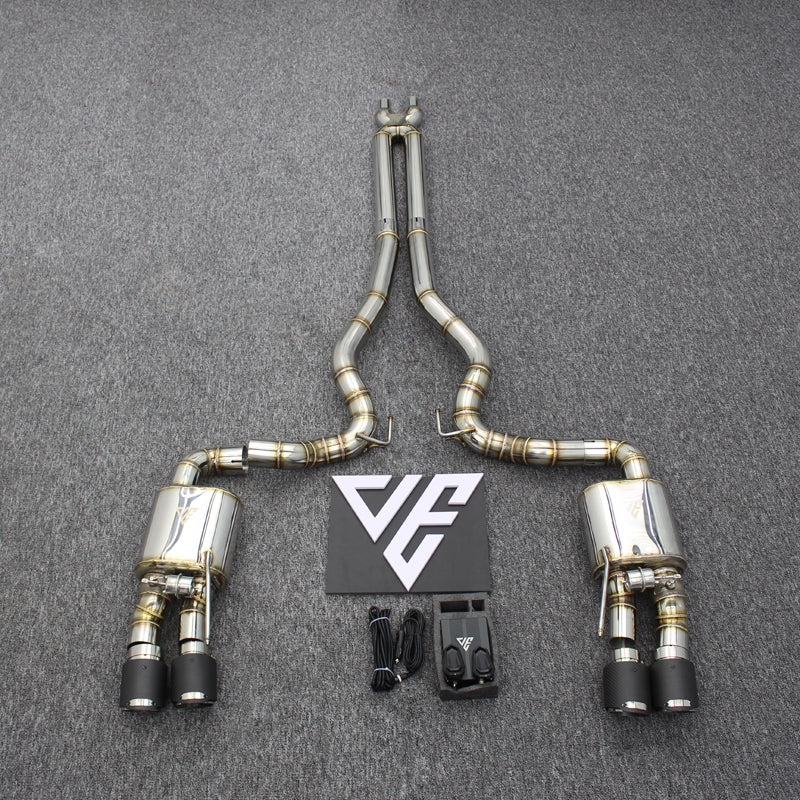 S550 Ford Mustang GT Valved Cat Back Exhaust