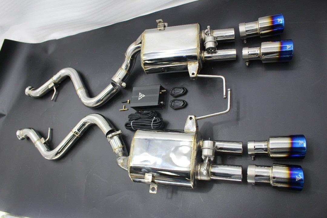 BMW M3 E9X Valved Axle Back Exhaust